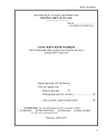skkn SÁNG KIẾN KINH NGHIỆM  một số BIỆN PHÁP NÂNG CAO HIỆU QUẢ CÔNG tác văn THƯ ở TRƯỜNG THPT XUÂN lộc 