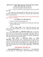 Một số lưu ý khi đặt tên cho đề tài cuộc thi khoa học kỹ thuật năm 2016