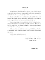 Đánh giá hiện trạng và đề xuất giải pháp quản lý rác thải từ hoạt động du lịch trên đảo quan lạn, huyện vân đồn, tỉnh quảng ninh 