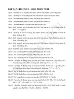 BAI TAP TINH NONG DO