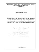 Nghiên cứu đề xuất giải pháp thủy lợi kết hợp nông nghiệp ứng phó với xâm nhập mặn nước biển dâng trong điều kiện biến đổi khí hậu nhằm nâng cao hiệu quả tưới tiêu của hệ thống thủy lợi bắc thái bình 