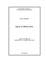 Kịch vũ đình long (LV01701) 