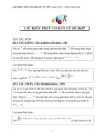 skkn các KIẾN THỨC cơ bản về tổ hợp  