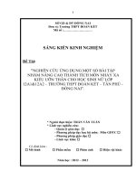 skkn NGHIÊN cứu ỨNG DỤNG một số bài tập NHẰM NÂNG CAO THÀNH TÍCH môn NHẢY XA KIỂU ưỡn THÂN CHO học SINH nữ lớp 12