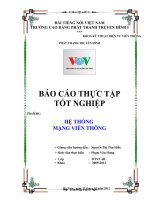 Tổng quan về viễn thông  Mạng báo hiệu số 7