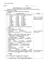 giáo án tự chọn tiếng anh 12