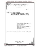 skkn HƯỚNG dẫn KHAI THÁC ATLAT, bản đồ TRANH ẢNH TRỰC QUAN 