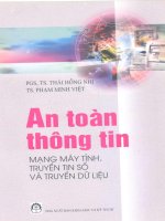 GIÁO TRÌNH AN TOÀN THÔNG TIN MẠNG máy TÍNH TRUYỀN số LIỆU 