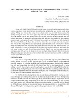 PHÁT TRIỂN HỆ THỐNG THƯƠNG MẠI TƯ NHÂN CHO NÔNG SẢN VÙNG NÚI PHÍA BẮC VIỆT  NAM