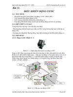 Điều khiển động cơ DC