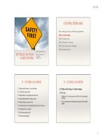 Bài giảng Kỹ thuật An toàn lao động và Môi trường, ĐHBK Hà Nội_phần 2