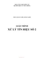 GIÁO TRÌNH xử lý tín HIỆU số 2 