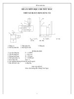 Do an chi tiet may thiet ke he dan dong bang tai