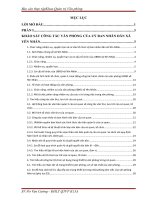 Báo cáo thực tập tốt nghiệp quản trị văn phòng tại UỶ BAN NHÂN dân xã yên NHÂN