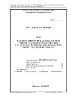 skkn xây dựng chuyên đề dạy học lịch sử 12 “những thắng lợi quân sự tiêu biểu của quân dân ta trong cuộc kháng chiến chống thực dân pháp 1946 1954”  