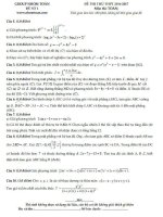 Đề thi thử THPT Quốc gia năm 2017 môn Toán của group nhóm toán (Đề số 1)