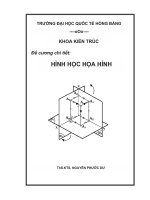 Bài Giảng Hình Học Họa HÌnh