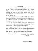 Đề xuất một số giải pháp nâng cao năng lực tư vấn thiết kế tại công ty khai thác công trình thủy lợi cầu sơn 