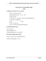 skkn sử dụng phương pháp thảo luận nhóm trong dạy và học địa lý 