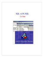 GIÁO TRÌNH ORACLE cơ bản   SQL và PL SQ 