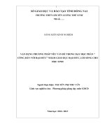 skkn vận DỤNG PHƯƠNG PHÁP nêu vấn đề TRONG dạy học PHẦN “ CÔNG dân với đạo đức” NHẰM GIÁO dục đạo đức, lối SỐNG CHO học SINH