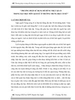 sskn PHƯƠNG PHÁP sử DỤNG đồ DÙNG TRỰC QUAN TRONG dạy học môn LỊCH sử ở TRƯỜNG TRUNG học cơ sở   