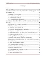 Báo cáo thực tập văn thư hành chính tại UBND HUYỆN QUẾ võ