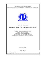 Báo cáo thực tập văn thư hành chính tại UBND THỊ TRẤN yến LẠC