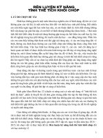 skkn rèn luyện kỹ năng tính thể tích khối chóp đối với học sinh lớp 12   