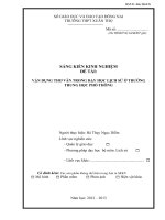 skkn vận DỤNG THƠ văn TRONG dạy học LỊCH sử ở TRƯỜNG TRUNG học PHỔ THÔNG