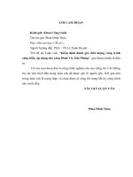 Kiểm định đánh giá chất lượng công trình cảng biển, áp dụng cho cảng đình vũ   hải phòng 