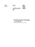 FDIS ISO 9001 2015 MCCI