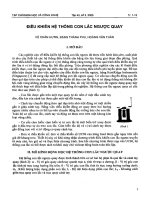 ĐIỀU KHIỂN HỆ THỐNG CON LẮC NGƯỢC QUAY