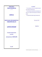 Nông nghiệp Nghiên cứu xác định công nghệ muối chua cà pháo bằng chế phẩm vi khuẩn Lactic  Nguyễn Văn Lợi