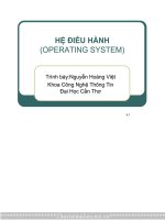 BÀI GIẢNG hệ điều HÀNH   ĐỊNH THỜI CPU (CPU SCHEDULING) 