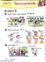 Tiếng Anh lớp 3 Unit 11This is my family (sách mới)