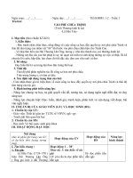 Vào phủ chúa trịnh   Mẫu giáo án theo công văn 790