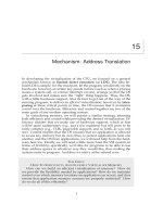 Mechanism: Address Translation