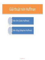 GIẢI THUẬT nén HUFFMAN 