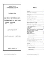 Phân tích các nhân tố tác động đến động lực làm việc của nhân viên Công ty Cổ phần tư vấn thương mại dịch vụ địa ốc Hoàng Quân tại thành phố Hồ Chí Minh