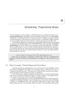 Cpu Scheduling: Proportional Share
