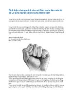 Bình luận chứng minh câu nói bàn tay ta làm nên tất cả có sức người sỏi đá cũng thành cơm