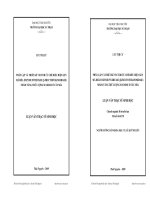 PHÂN LẬP VÀ THIẾT KẾ VECTOR ỨC CHẾ BIỂU HIỆN GEN MÃ HÓA ENZYME INVERTASE (FRUCTOFURANOSIDASE) NHẰM TĂNG TRỮ LƢỢNG SUCROSE Ở CÂY MÍA