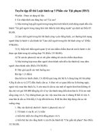 Đề thi luật hình sự tổng hợp