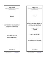 Phân tích tiềm năng xuất khẩu dệt may của Việt Nam sang thị trường EU