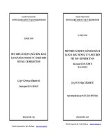 Phát triển các dịch vụ ngân hàng bán lẻ tại Ngân hàng Thương mại cổ phần đầu tư và phát triển Việt Nam chi nhánh Từ Sơn