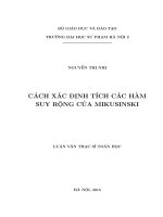 Cách xác định tích các hàm suy rộng của mikusinski 