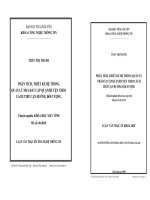 PHÂN TÍCH, THIẾT KẾ HỆ THỐNG QUẢN LÝ NHÀ ĐẤT CẤP QUẬN HUYỆN THEO CÁCH TIẾP CẬN HƯỚNG ĐỐI TƯỢNG