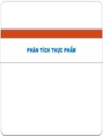 phân tích thực phẩm