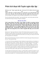 Phân tích đoạn kết tuyên ngôn độc lập